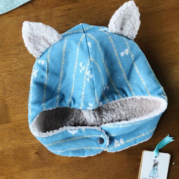 藍田白鷺 貓咪耳朵飛行帽 /寶寶 小童禮物